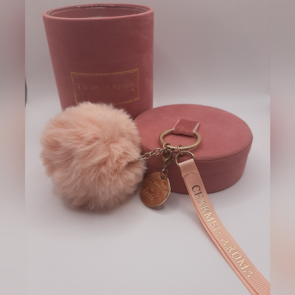Pink Velvet PomPom Candle Jar - Charmed Aroma - Picture 6 of 6